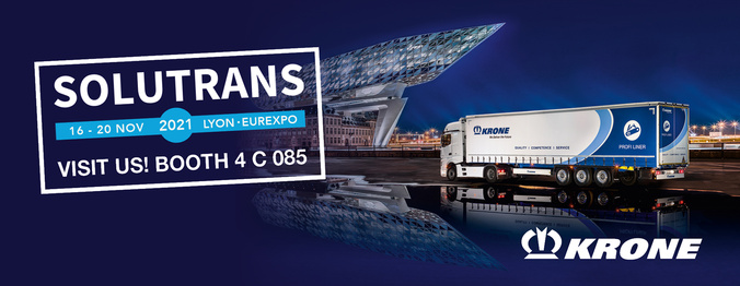 [Translate to EN:] Krone auf der Solutrans 2021