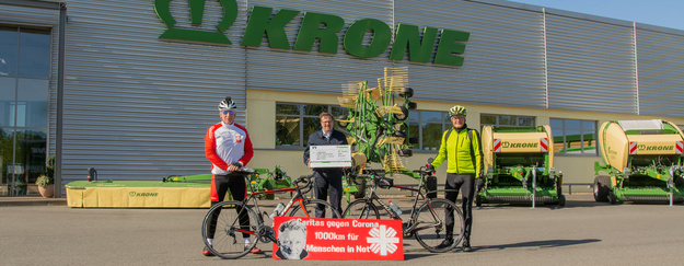 Krone unterstützt Charity-Radtour mit 10.000 Euro