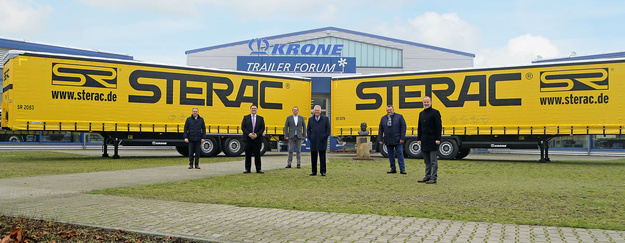 40 Krone Trailer für STERAC