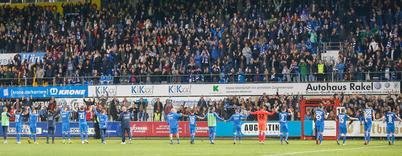 Krone Familienblock im Stadion des SV Meppen e.V