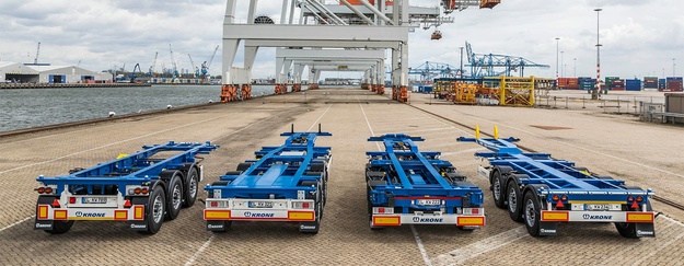 Krone Box Liner im Container Verkehr