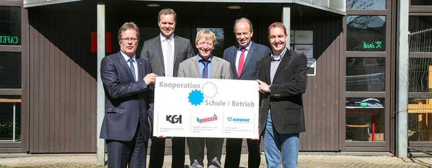 Krone und Brüggen kooperieren mit Gymnasium in Haselünne