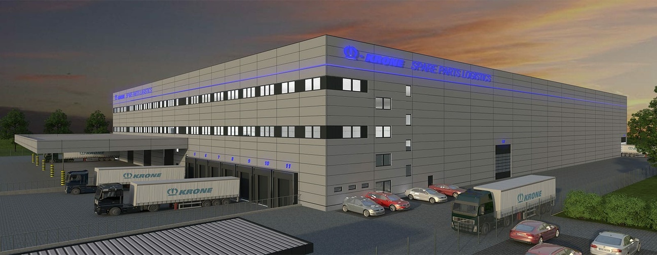 Neue Ersatzteil-Lagerhalle an der E 233 in Herzlake