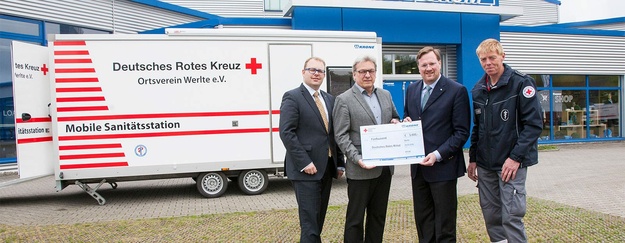 Krone unterstützt DRK Ortsverein Werlte